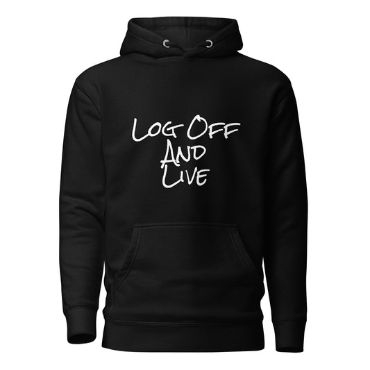 Log Off and Live (SWJ Octopus Logo on back)  - Unisex Hoodie